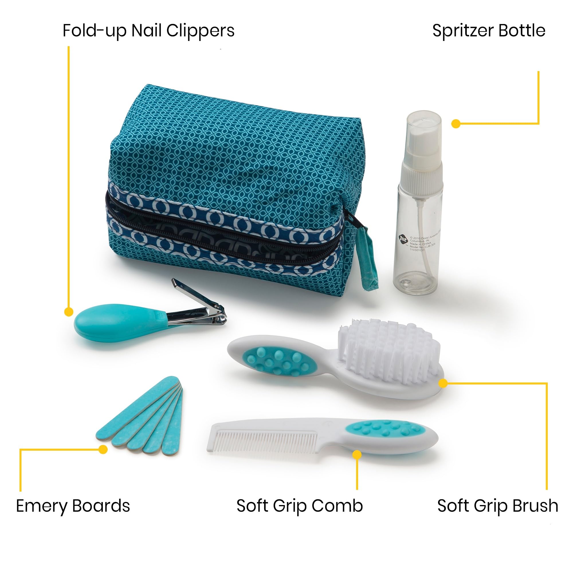 Amazon.com : Safety 1st 1st Grooming Kit, Arctic Blue : Baby
